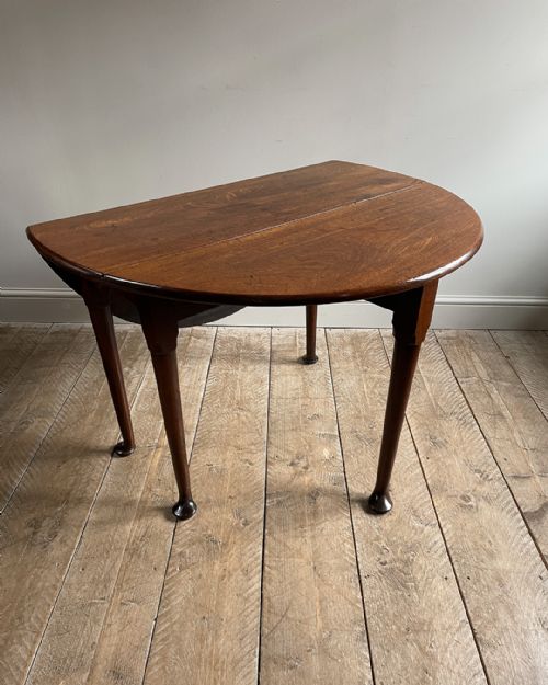 GEORGIAN MAHOGANY OVAL DROP LEAF DINING TABLE - ADDITIONAL PHOTO 2