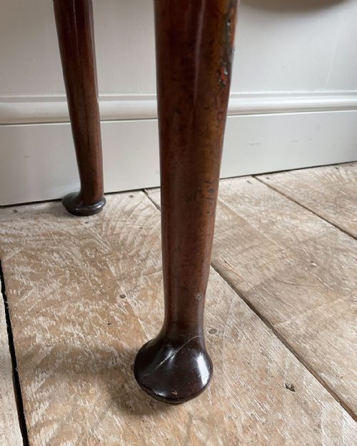 GEORGIAN MAHOGANY OVAL DROP LEAF DINING TABLE - ADDITIONAL PHOTO 9