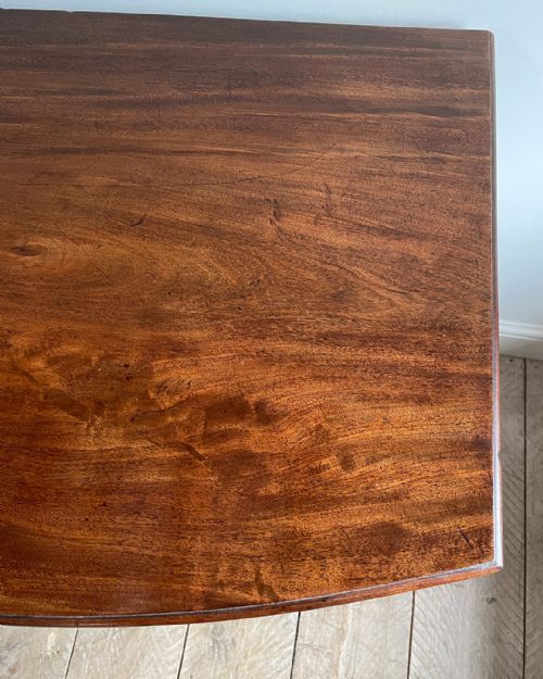 GEORGIAN MAHOGANY BOWFRONT CHEST OF DRAWERS - ADDITIONAL PHOTO 6