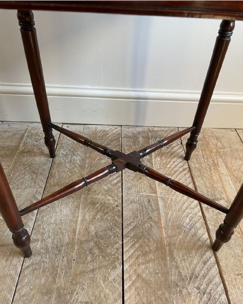 REGENCY MAHOGANY WORK TABLE - ADDITIONAL PHOTO 9