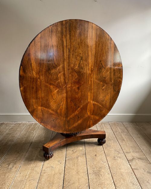 beautiful william iv rosewood centre table - CATEGORY: ANTIQUE TABLES - DATED 19TH CENTURY