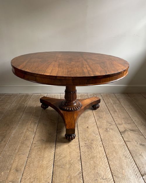 BEAUTIFUL WILLIAM IV ROSEWOOD CENTRE TABLE - ADDITIONAL PHOTO 1