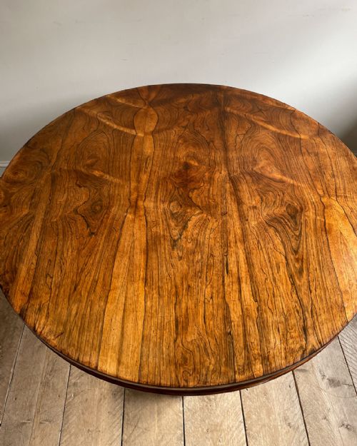 BEAUTIFUL WILLIAM IV ROSEWOOD CENTRE TABLE - ADDITIONAL PHOTO 3