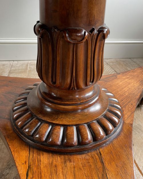 BEAUTIFUL WILLIAM IV ROSEWOOD CENTRE TABLE - ADDITIONAL PHOTO 8