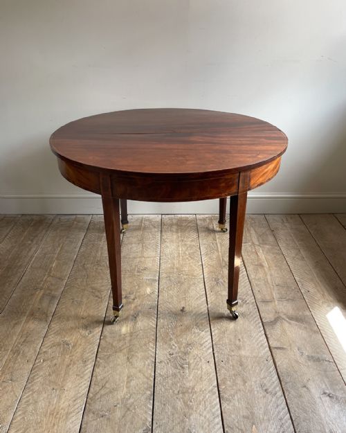 GEORGIAN DEMILUNE TEA TABLE - ADDITIONAL PHOTO 5