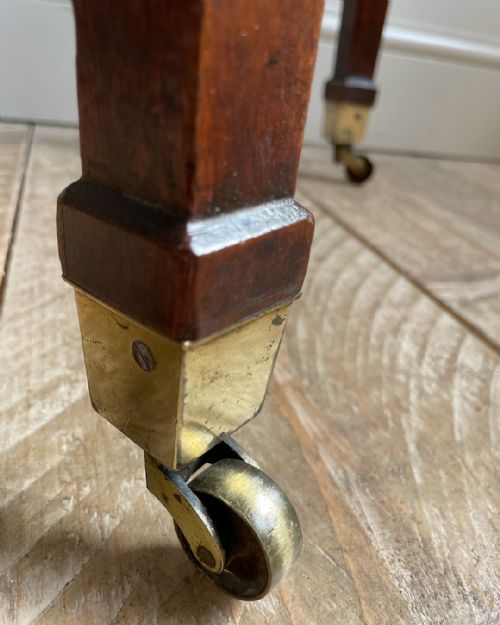 GEORGIAN DEMILUNE TEA TABLE - ADDITIONAL PHOTO 9