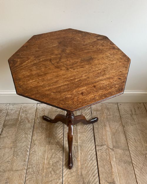 GEORGIAN MAHOGANY TRIPOD TABLE - ADDITIONAL PHOTO 5