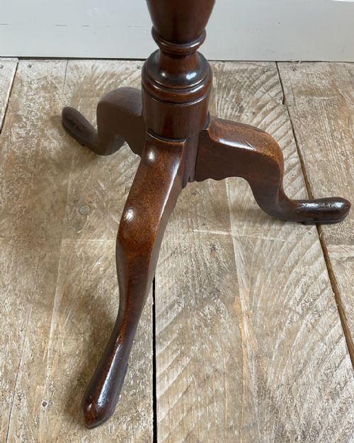 GEORGIAN MAHOGANY TRIPOD TABLE - ADDITIONAL PHOTO 7