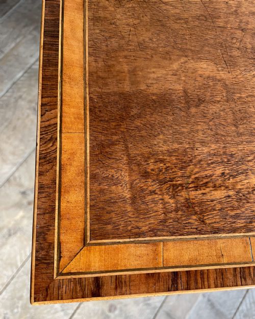 LOVELY QUALITY REGENCY MAHOGANY WORK TABLE - ADDITIONAL PHOTO 5