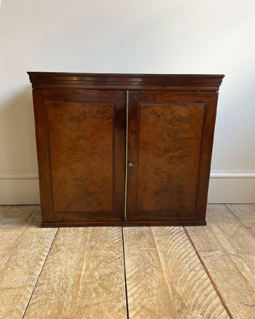 DELIGHTFUL SMALL MAHOGANY WALL HANGING CUPBOARD - ADDITIONAL PHOTO 3