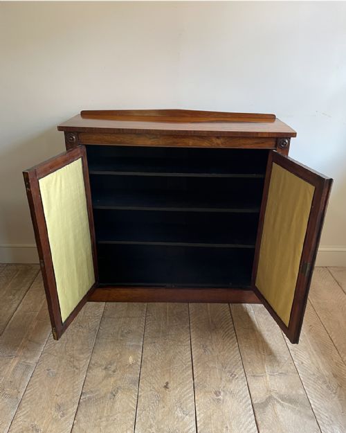 ELEGANT REGENCY ROSEWOOD SIDE CABINET - ADDITIONAL PHOTO 3
