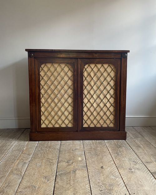 ELEGANT REGENCY ROSEWOOD SIDE CABINET - ADDITIONAL PHOTO 5