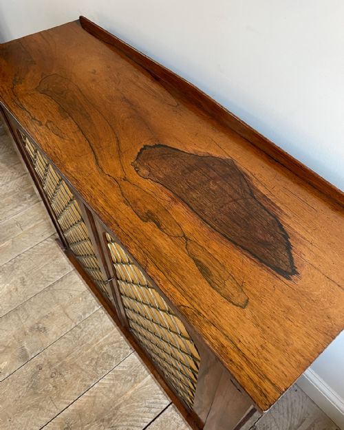 ELEGANT REGENCY ROSEWOOD SIDE CABINET - ADDITIONAL PHOTO 7