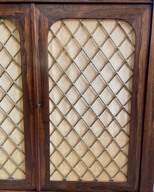 ELEGANT REGENCY ROSEWOOD SIDE CABINET - ADDITIONAL PHOTO 8