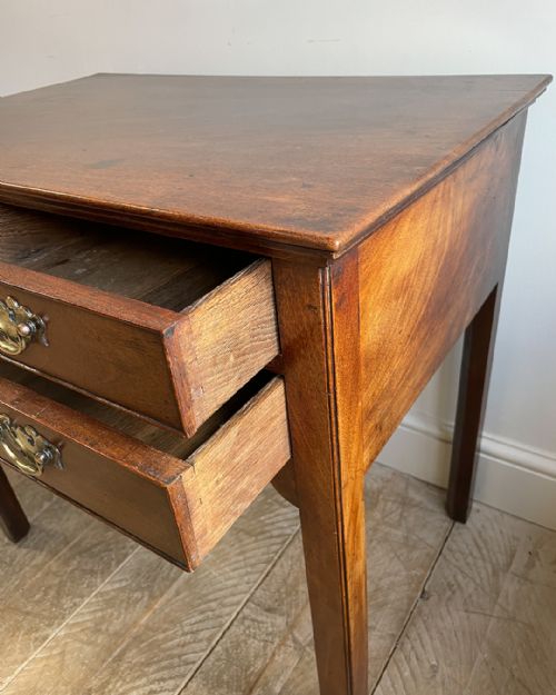 LOVELY UNTOUCHED GEORGIAN MAHOGANY LOWBOY - ADDITIONAL PHOTO 8