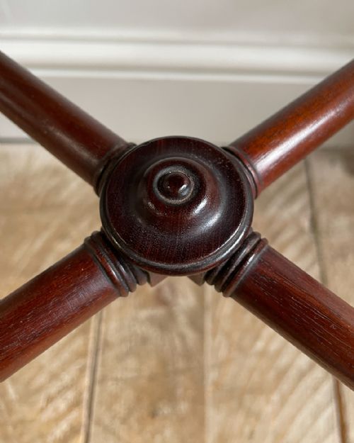 ELEGANT REGENCY MAHOGANY WORK TABLE - ADDITIONAL PHOTO 8