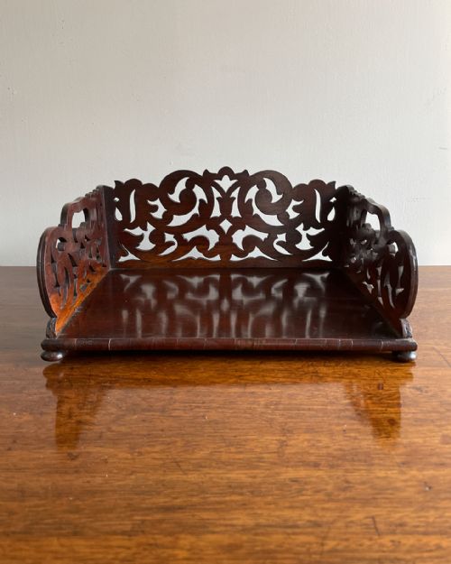 LOVELY REGENCY ROSEWOOD BOOK CARRIER - ADDITIONAL PHOTO 1