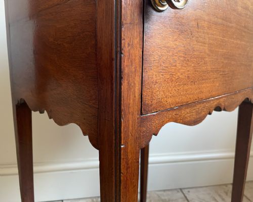MATCHED PAIR OF MAHOGANY POT CUPBOARDS - ADDITIONAL PHOTO 8
