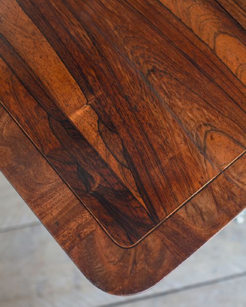 LOVELY QUALITY REGENCY ROSEWOOD SOFA TABLE - ADDITIONAL PHOTO 7