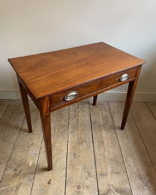 PAIR OF GEORGIAN SIDE TABLES IN GOLDEN MAHOGANY - ADDITIONAL PHOTO 7