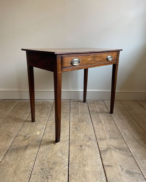 PAIR OF GEORGIAN SIDE TABLES IN GOLDEN MAHOGANY - ADDITIONAL PHOTO 8