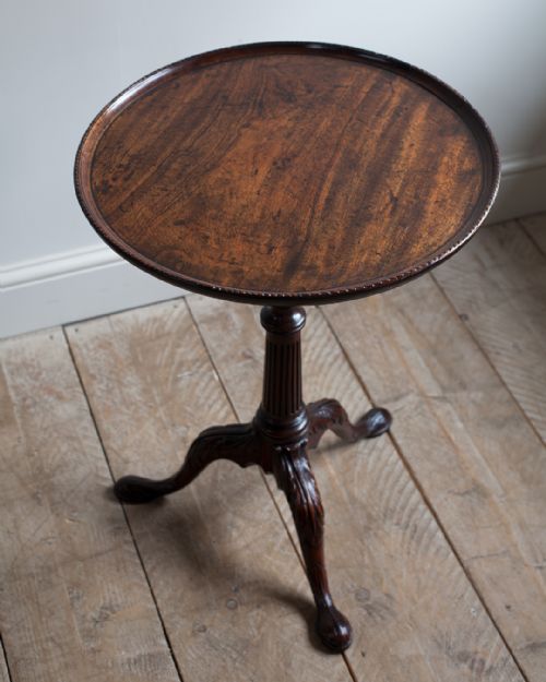 WONDERFUL QUALITY GEORGIAN MAHOGANY TRIPOD TABLE - ADDITIONAL PHOTO 1