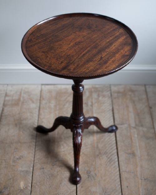 WONDERFUL QUALITY GEORGIAN MAHOGANY TRIPOD TABLE - ADDITIONAL PHOTO 2