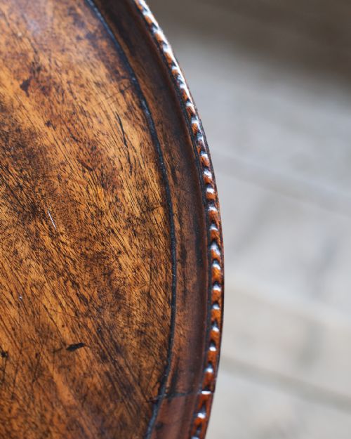 WONDERFUL QUALITY GEORGIAN MAHOGANY TRIPOD TABLE - ADDITIONAL PHOTO 3