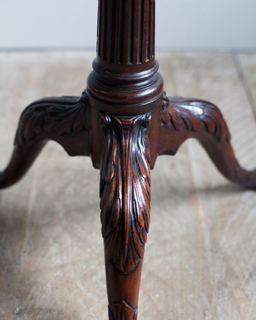 WONDERFUL QUALITY GEORGIAN MAHOGANY TRIPOD TABLE - ADDITIONAL PHOTO 4