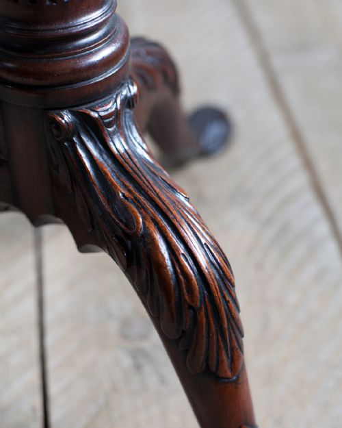 WONDERFUL QUALITY GEORGIAN MAHOGANY TRIPOD TABLE - ADDITIONAL PHOTO 5