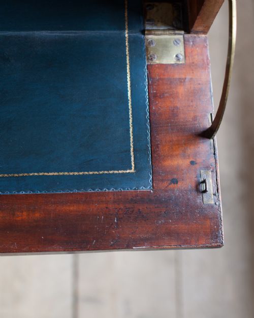 GEORGIAN MAHOGANY SECRETAIRE BOOKCASE - ADDITIONAL PHOTO 6