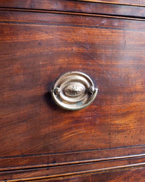 GEORGIAN MAHOGANY SECRETAIRE BOOKCASE - ADDITIONAL PHOTO 8