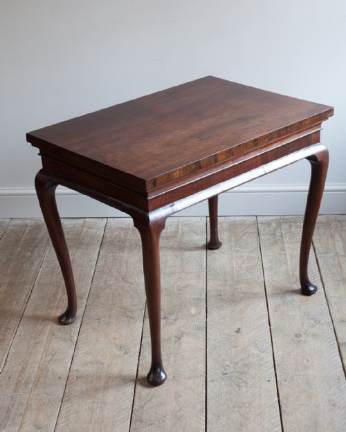 EXCEPTIONAL EARLY GEORGIAN SILVER TABLE IN CUBAN MAHOGANY - ADDITIONAL PHOTO 1