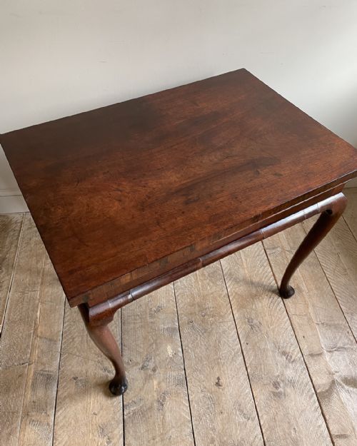 EXCEPTIONAL EARLY GEORGIAN SILVER TABLE IN CUBAN MAHOGANY - ADDITIONAL PHOTO 2