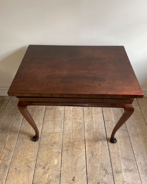 EXCEPTIONAL EARLY GEORGIAN SILVER TABLE IN CUBAN MAHOGANY - ADDITIONAL PHOTO 4
