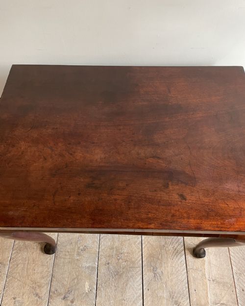 EXCEPTIONAL EARLY GEORGIAN SILVER TABLE IN CUBAN MAHOGANY - ADDITIONAL PHOTO 5