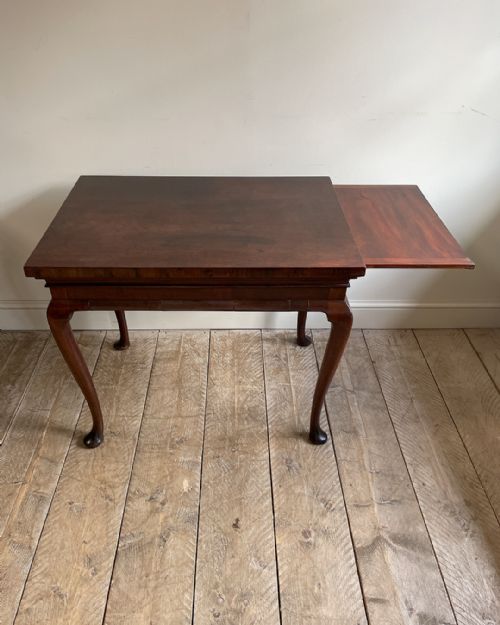 EXCEPTIONAL EARLY GEORGIAN SILVER TABLE IN CUBAN MAHOGANY - ADDITIONAL PHOTO 6