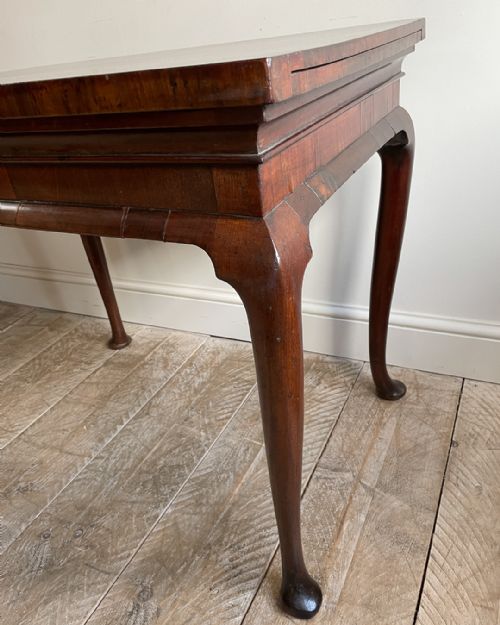 EXCEPTIONAL EARLY GEORGIAN SILVER TABLE IN CUBAN MAHOGANY - ADDITIONAL PHOTO 8