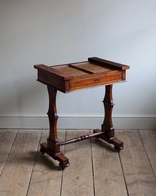 FINE LATE REGENCY ROSEWOOD GAMES TABLE - ADDITIONAL PHOTO 1
