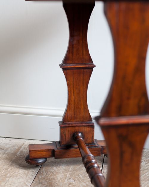 FINE LATE REGENCY ROSEWOOD GAMES TABLE - ADDITIONAL PHOTO 10