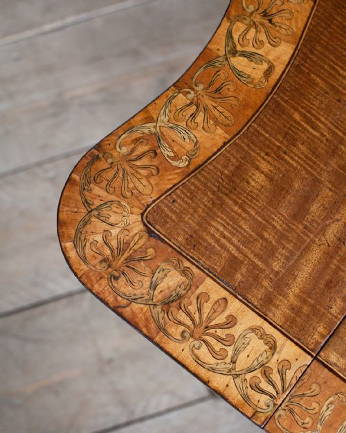 BEAUTIFUL SHERATON PERIOD MAHOGANY PEMBROKE TABLE - ADDITIONAL PHOTO 2