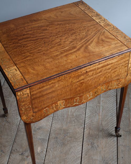 BEAUTIFUL SHERATON PERIOD MAHOGANY PEMBROKE TABLE - ADDITIONAL PHOTO 3