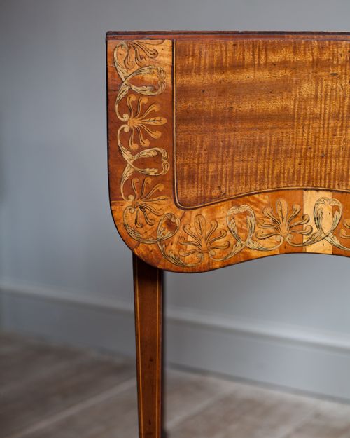 BEAUTIFUL SHERATON PERIOD MAHOGANY PEMBROKE TABLE - ADDITIONAL PHOTO 6