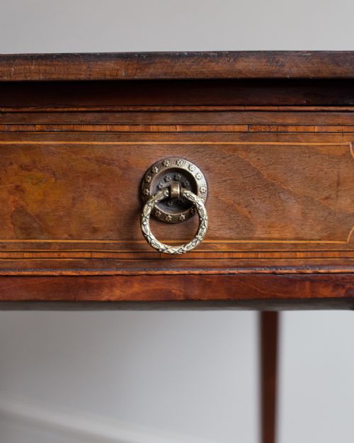 BEAUTIFUL SHERATON PERIOD MAHOGANY PEMBROKE TABLE - ADDITIONAL PHOTO 7