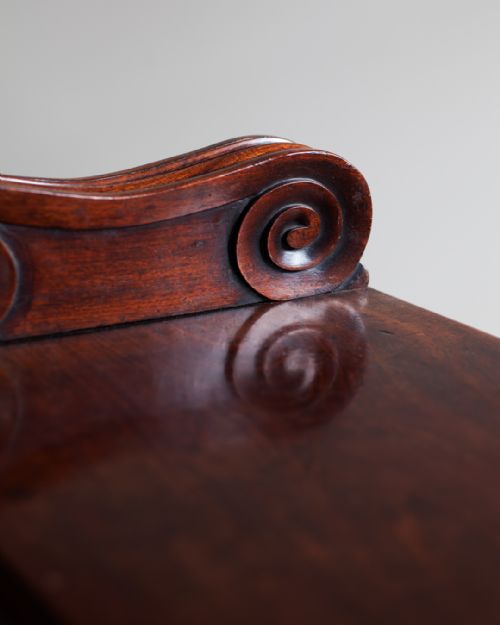 WILLIAM IV MAHOGANY HALL BENCH - ADDITIONAL PHOTO 3