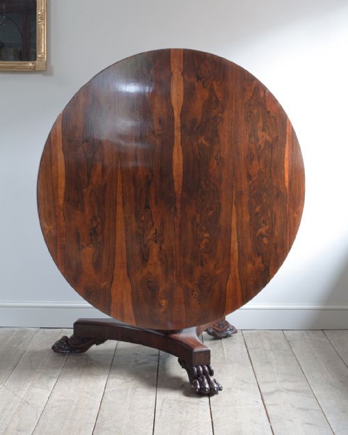 WILLIAM IV ROSEWOOD CENTRE TABLE - ADDITIONAL PHOTO 1