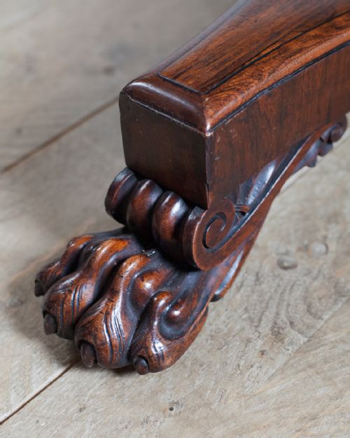WILLIAM IV ROSEWOOD CENTRE TABLE - ADDITIONAL PHOTO 3