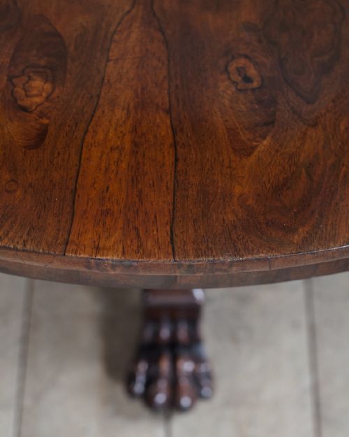 WILLIAM IV ROSEWOOD CENTRE TABLE - ADDITIONAL PHOTO 4