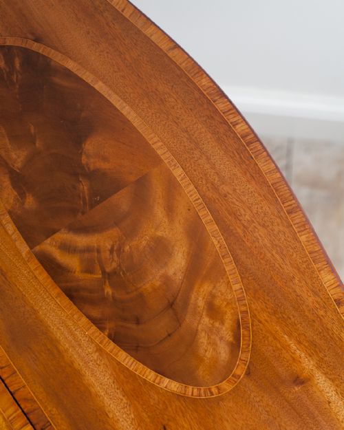ELEGANT GEORGIAN SERPENTINE PEMBROKE TABLE - ADDITIONAL PHOTO 5