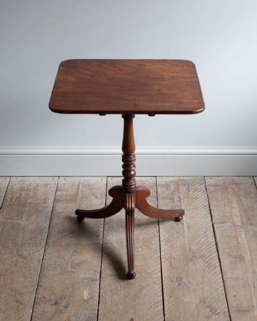 REGENCY MAHOGANY TRIPOD TABLE - ADDITIONAL PHOTO 1